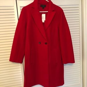 NWT Jcrew Daphne topcoat